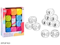 Кубики-конструктор 639-1 текстурні тварини/фігури/цифри 2 кольори 10 шт. у коробці 23,5*5,8*18,3