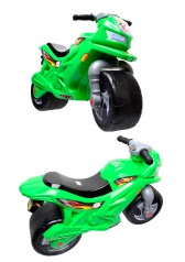 Толокар Мотоцикл 2-колісний зелений Оріон