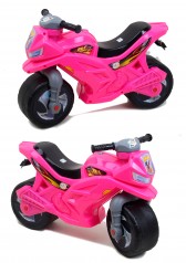 Толокар Мотоцикл двоколісний, рожевий, Оріон