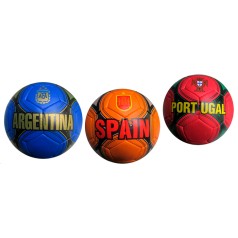 М'яч футбольний розмір5,ПУ1,4мм,ручна робота, 32панелі, 400-420г, 3види(країни), в п/е /30/
