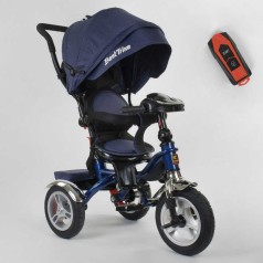 Велосипед 3-х колісний Best Trike фара з USB, поворотне сидіння, складне кермо, російська озвучка, надувні колеса, пульт (світло, звук)