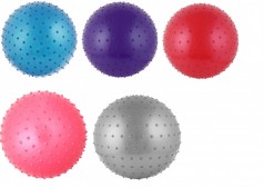 М'яч для фітнесу 65 см 900 гр 4 кольори з шипиками