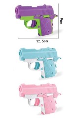 Пістолет іграшковий антистрес3 види, механічний принцип роботи, в п/е 11*13*3 см /300-2/