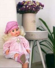 Велика лялька дитяча м'яка Анночка 47 см