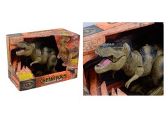 Динозавр 2 види, ходить, рухається рот, на батарейках, у коробці 23*13*18 см