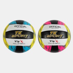 М`яч волейбольний "TK Sport" 2 види, матеріал м`який PVC, вага 280-300 грамів, розмір №5 /60/