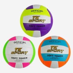 М`яч волейбольний "TK Sport" 3 види, матеріал м`який PVC, вага 280-300 грамів, розмір №5, МІКС ВИДІВ /60/