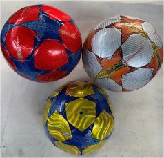М`яч футбольний 3 види, вага 330-350 грамів, матеріал PU, балон гумовий, розмір №5, МІКС ВИДІВ /80/