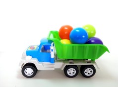 Машинка іграшкова Самоскид із 6 кульками КВ
