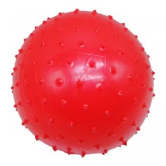 Гумовий м’яч масажний, 27 см (червоний)