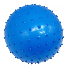 Гумовий м’яч масажний, 27 см (синій)