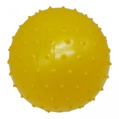 Гумовий м’яч масажний, 27 см (жовтий)