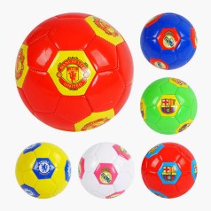 М'яч футбольний 6 видів, матеріал PVC, вага 100 грамів, балон гумовий, розмір №2, МІКС ВИДІВ /180/