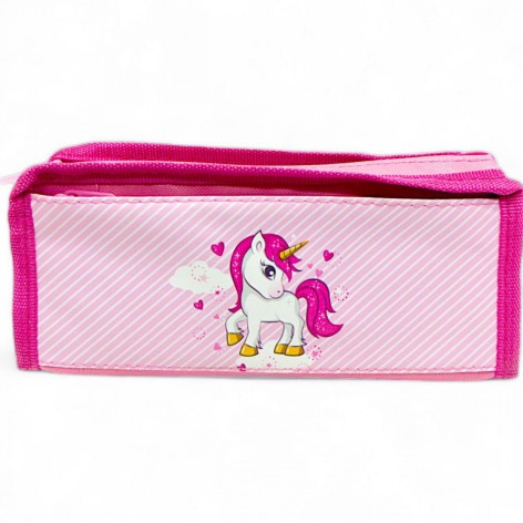 Пенал-косметичка ЕДИНОРОГ розовый