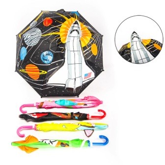 Зонтик детский BT-CU-0029 цветной 6 рисунков, 50 см