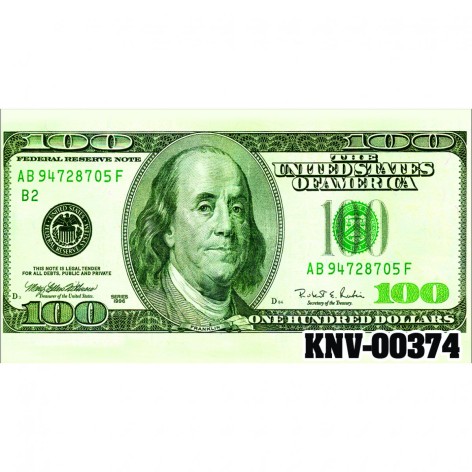 Конверт поздравительный "Купюры. Доллар" (укр)