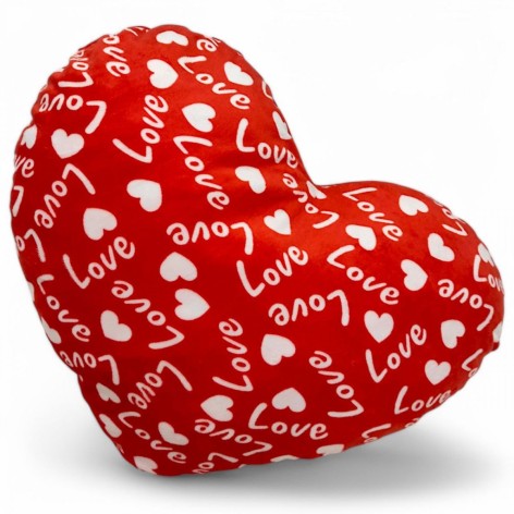 Игрушка мягкая "Сердце Love" размер L (45х14х30 см)