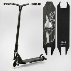 Самокат трюковий "Best Scooter" FEAR, SCS-система, ПЕГІ, алюмінієвий диск та дека, колеса PU, d=115 мм, ширина керма 58 см