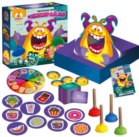 Гра настільна Vladi Toys розважальна. Обжирайло. (укр)