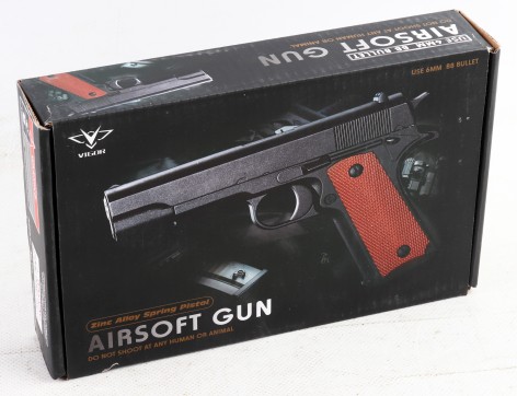 УЦЕНКА 20% Пістолет метал V11-Tan  Vigor COLT M1911 /18/