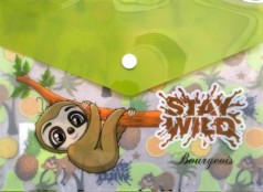 Папка-конверт на кнопці A5+,P0109