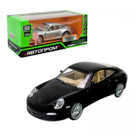 Машина мет. 1:32  Porsche 911 Carrera S, батар.,світло,звук,відкр.двері,кор. 18*9*8см