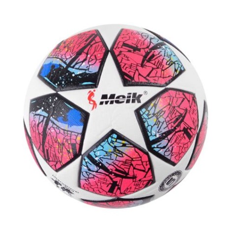 Мяч футбольный №5, бело-красный