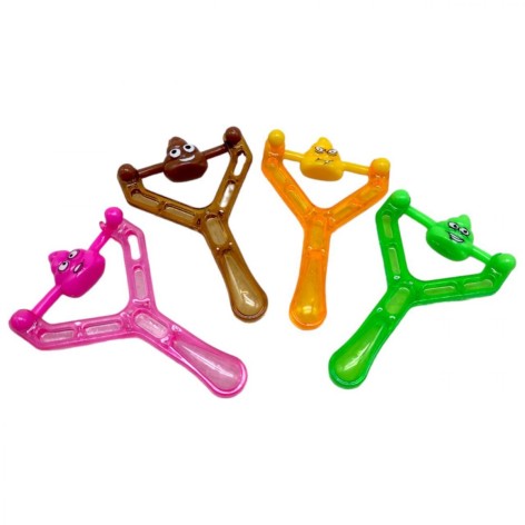 Рогатка "Какашка-прилипалка", 10 см