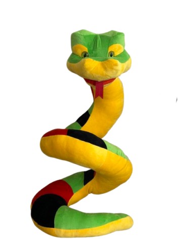М'яка іграшка Анаконда (тканина вельбо, гладка), 154см