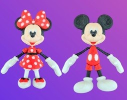 3D іграшка Мікі Маус 13см рухливий