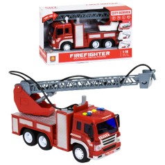 Пожарная машина с водяной помпой, звуковыми и световыми эффектами
