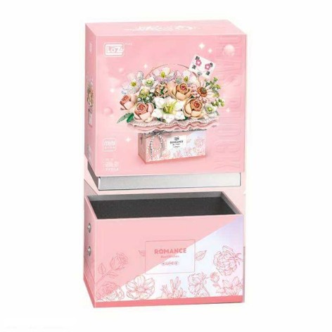 Конструктор “Кошик квітів”, 1212 деталі, підсвічування, в кор. 