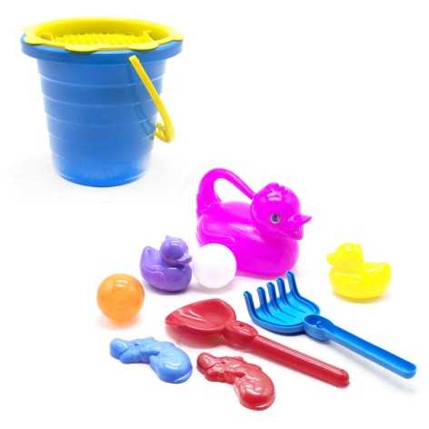 Пісочний набір з лійка синій