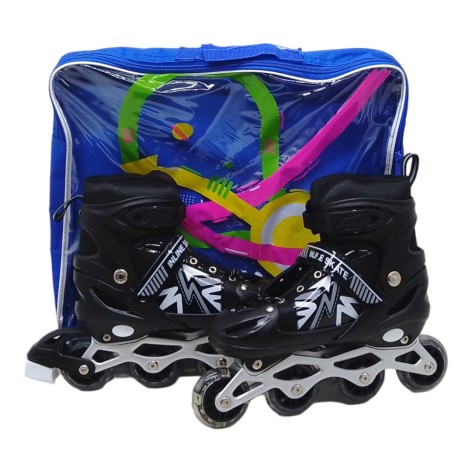 Ролики "Galaktika" L (39-42), черные.