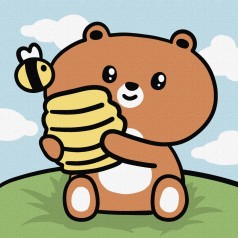 Набор для росписи по номерам для детей 