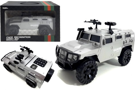 Копилка-сейф машина с кодом и распознаванием лица, в кор.33*23*17,5см 