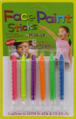 Фарба-олівець для гриму ,з держател.,6 кол.(12 * 24)