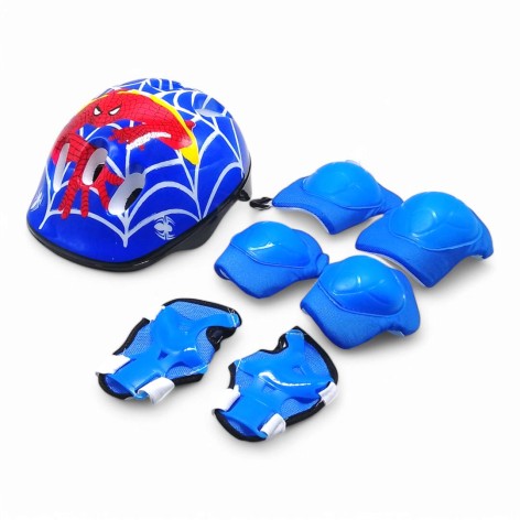 Захисне спорядження "Людина-Павук. Вид 2" (шолом, наколінники, налокітники; захист на запʼясті)