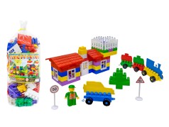 Конструктор детский Promtex с большими деталями, 80 элементов 4001