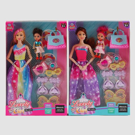 Кукла 2 вида, высота 30 см, аксессуары, фигурка, в кор. 