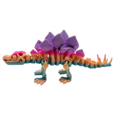 Печатная 3D фигурка динозавр в боксе (Розовая), 3D печать