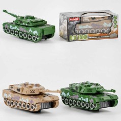 Танк 2 кольори, світло, звук, колесо вільного руху, на батар., у кор. 