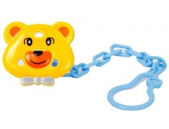 Кліпса для пустушки з ланцюжком 