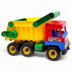 Самоскид "Middle truck", жовтий+ червоний