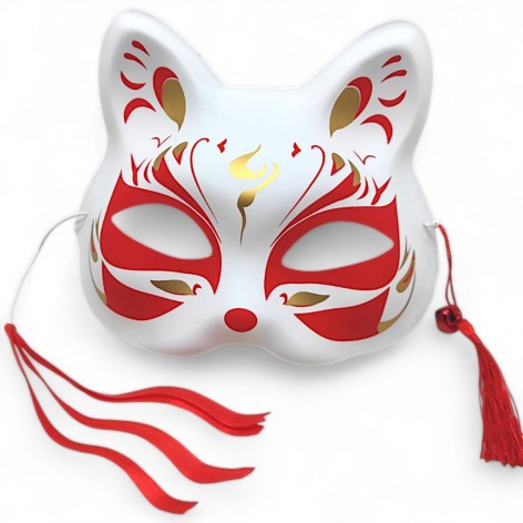 Маска карнавальная "Лисичка", красная