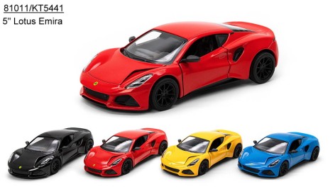 Модель легкова LOTUS EMIRA 5''  KT5441W  метал.інерц.відкр.дв.4кол.кор.