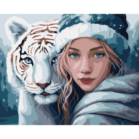 Картина за номерами "Зимове тепло" 40х50 см