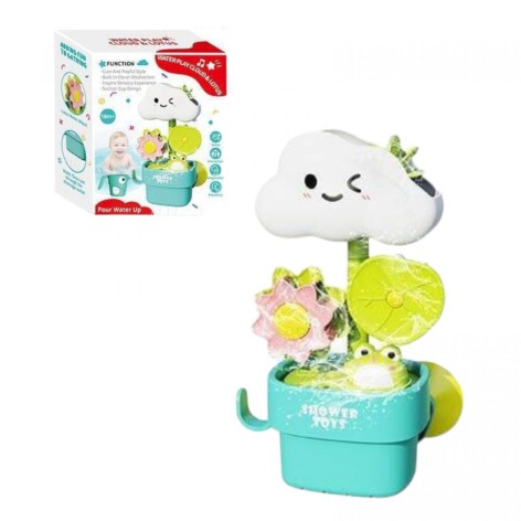 Игра для ванны млин, кухлик, на присосках, механический принцип работы, в коробке