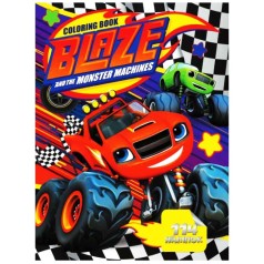 Раскраска с заданиями 114 наклеек А4: Blaze(у)