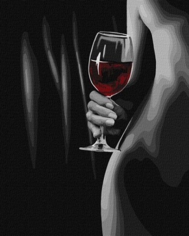 Картина по номерам - Соблазнительный силуэт 40х50